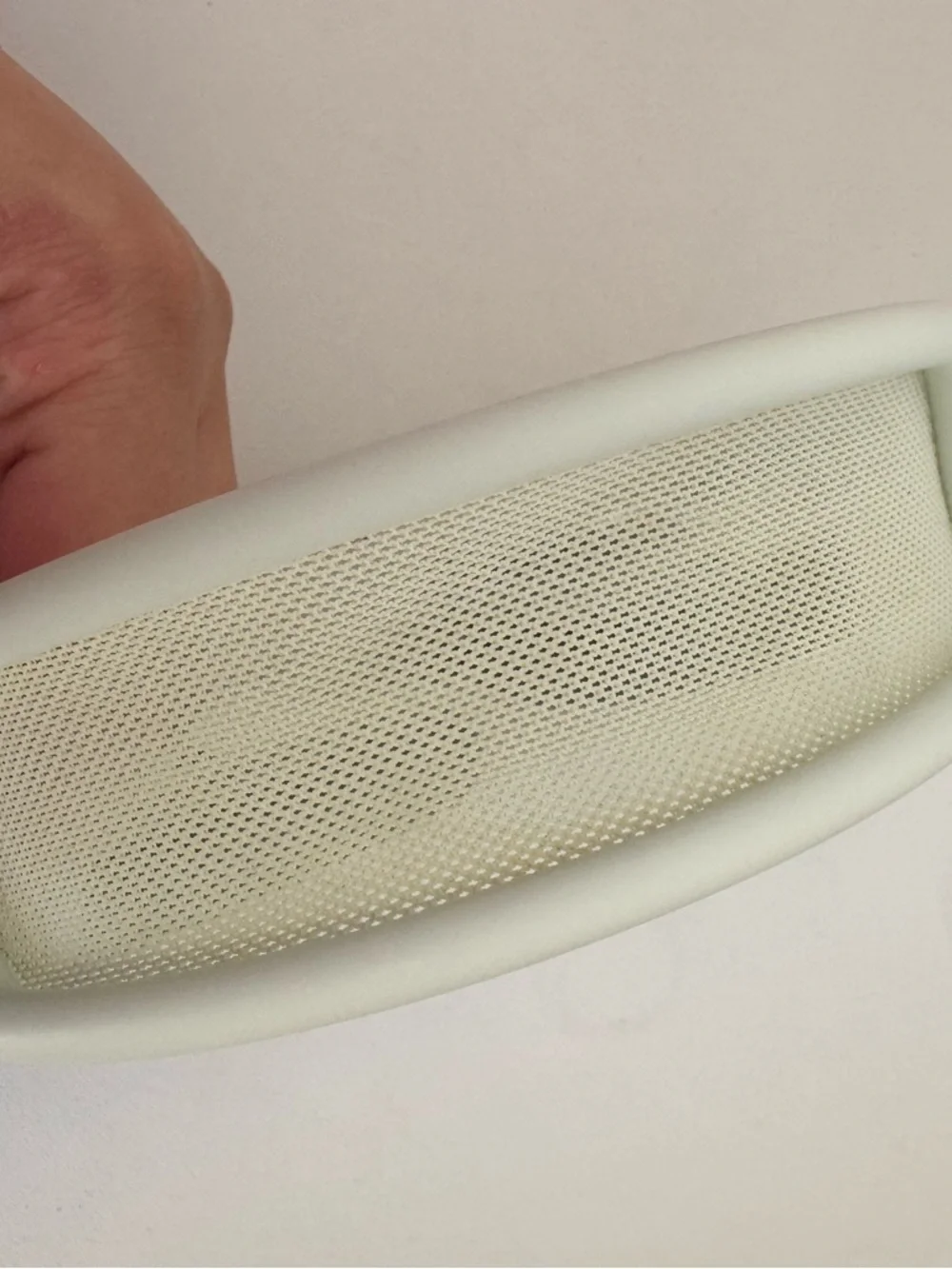 Apple Over-Ear Headphones in Seafoam Green and White
